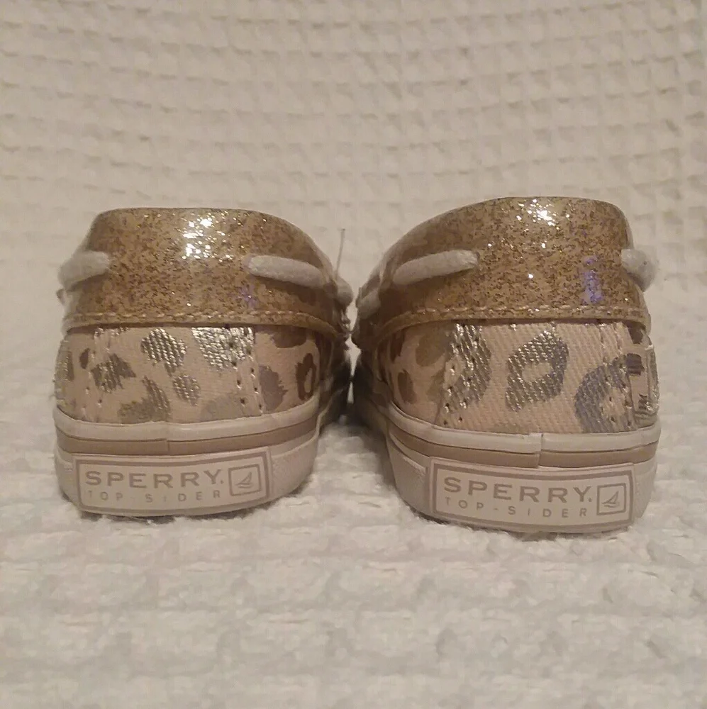 Sperry Girls Camo Print Boat Shoes